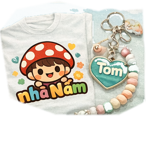 Phụ kiện tên riêng nhàNấm